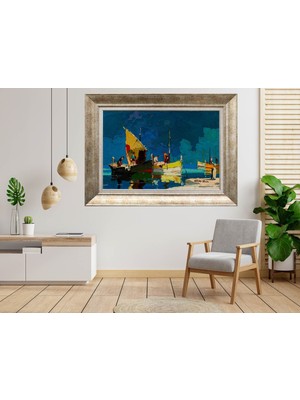 Giyense Gümüş Çerçeveli Tablo NU871