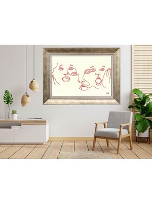 Giyense Gümüş Çerçeveli Tablo NU835