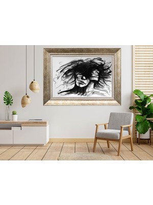 Giyense Gümüş Çerçeveli Tablo NU1140