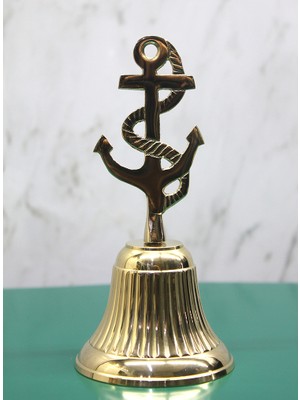 Derin Stok Pirinç Çapalı El Çanı Model 2