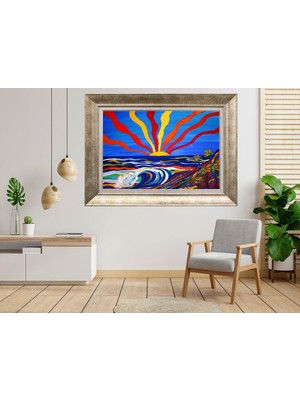 Giyense Gümüş Çerçeveli Tablo NU706