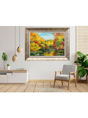 Giyense Gümüş Çerçeveli Tablo NU783