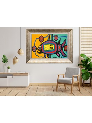 Giyense Gümüş Çerçeveli Tablo NU527