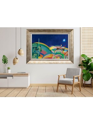 Giyense Gümüş Çerçeveli Tablo NU737