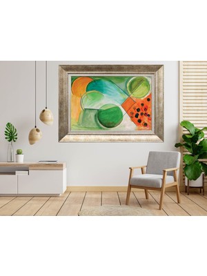 Giyense Gümüş Çerçeveli Tablo NU1155