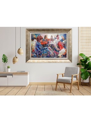 Giyense Gümüş Çerçeveli Tablo NU1417