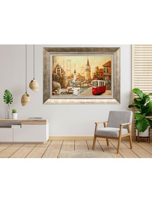 Giyense Gümüş Çerçeveli Tablo NU793