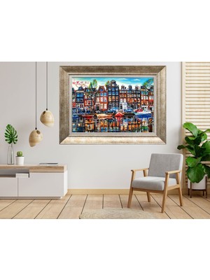 Giyense Gümüş Çerçeveli Tablo NU877