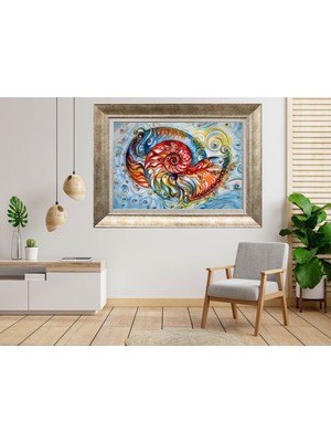 Giyense Gümüş Çerçeveli Tablo NU891