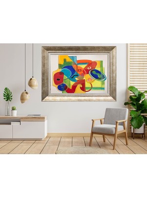 Giyense Gümüş Çerçeveli Tablo NU962