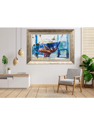 Giyense Gümüş Çerçeveli Tablo NU1623