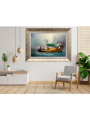 Giyense Gümüş Çerçeveli Tablo NU731