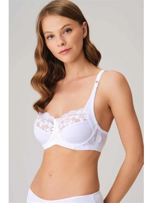 Fantastik Store Arias Closet Balenli Desteksiz Dolgusuz Toparlayıcı Günlük Klasik Dantelli Küçültücü Sütyen