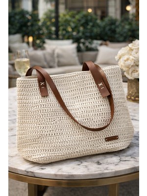 Carmen Mobilya El Yapımı Örgü Çanta
