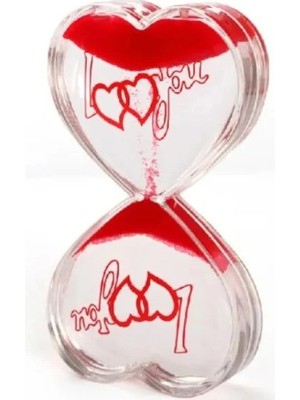 EkoAlışverişDünyam Kalp Şeklinde Jel Kum Saati