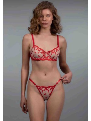 Freya Kadın Kalp Desenli Iç Çamaşırı Takımı