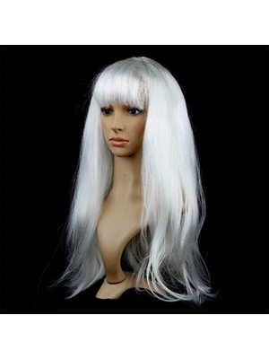 EkoAlışverişDünyam Beyaz Renk Peruk Saç