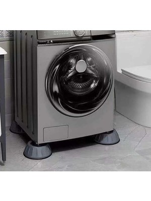 EkoAlışverişDünyam Çamaşır Makinesi Kayma ve Titreşim Engelleyici - Gürültü Emici Aparatlar 4 Lü Set