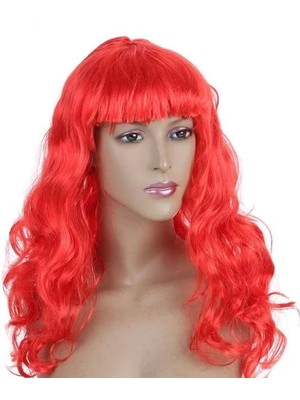 EkoAlışverişDünyam Dalgalı Kırmızı Peruk Saç