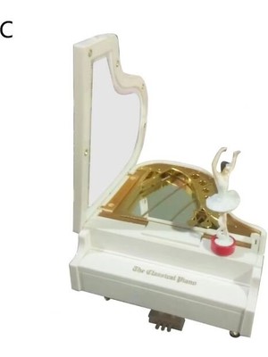 EkoAlışverişDünyam Balerin Figürlü Piyano Müzik Kutusu