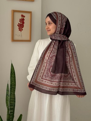 Moda Etnik Desen Soft Şal