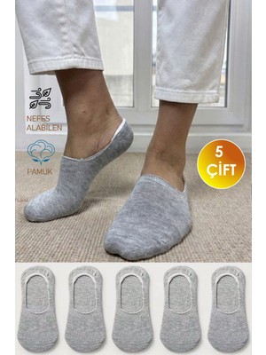 Yasyas 5 Çift Unisex Pamuklu Babet Çorap