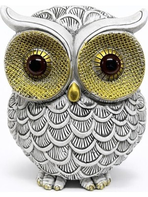 EkoAlışverişDünyam 19X16 cm Polyester Baykuş Figürü
