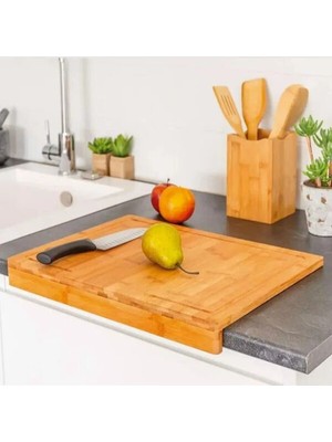 EkoAlışverişDünyam Ahşap Tezgah Üstü Kesme Tahtası Küçük Boy