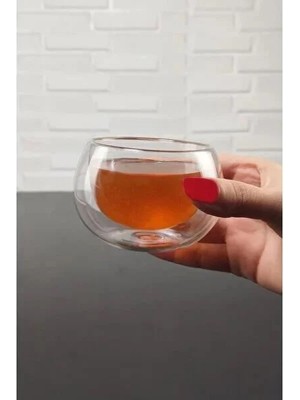 EkoAlışverişDünyam Çift Cidarlı Cam Reçellik 6 Adet