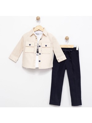 Sy Store Cepli Çıtçıtlı Gömlekli Erkek Çocuk Takım
