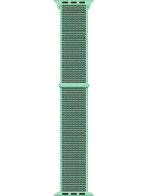 Zore Apple Watch 7 41MM Uyumlu Kordon Hasır Örgü Kumaş Band-03 Strap Kayış