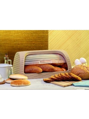 Starseven Hasır Desenli Ekmek Saklama Kutusu