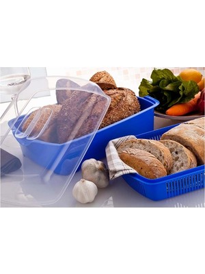 Starseven Kapaklı Süzgeç ve Çok Amaçlı Saklama Kabı