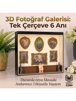 3dpazarıcom Bizim Hikâyemiz – 3D Anı Çerçevesi