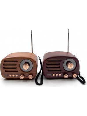 İsmiyle Al Ahşap Retro Radyo