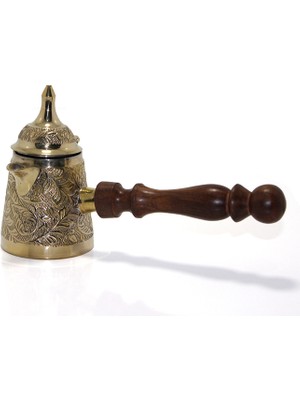 İsmiyle Al Pirinç Cezve 4.75'' Inç Model 1