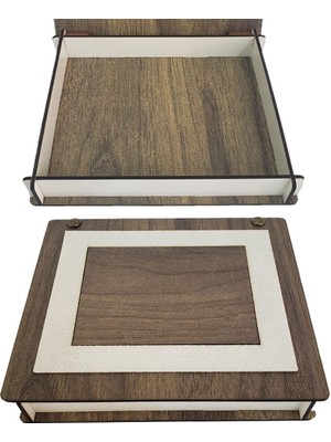 İsmiyle Al Ahşap Derili Hediye Kutusu