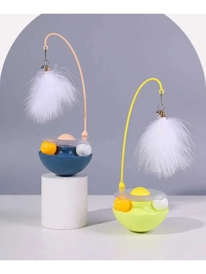 İsmiyle Al Zilli Kedi Otlu Hacıyatmaz Oyuncağı