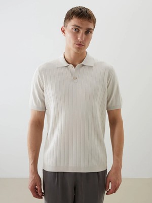 Lc Waikiki Yeni Sezon Polo Yaka Kısa Kollu Erkek Triko Kazak