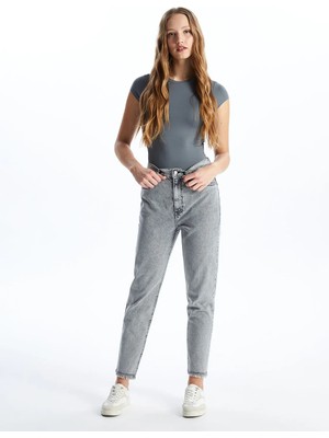 Lc Waikiki Yeni Sezon Mom Fit Kadın Jean Pantolon