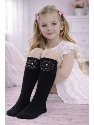 Gigi Giyim Fileli Diz Altı Kız Çocuk Çorap
