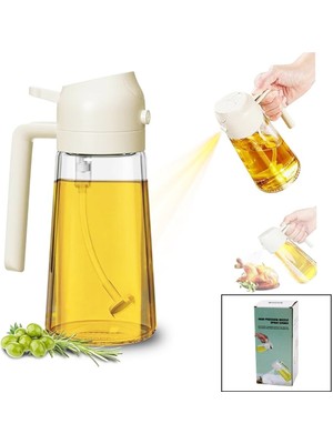 Go İthalat Sepetopia -Yağdanlık  2ın1 - Spreyli - Akıtmalı   Kilitli Kapaklı - Sürahi Modeli 450 ml (5534)