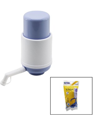 Go İthalat Sepetopia -Küçük - Düz   Manuel  Damacana Su Pompası  Poşetli Ambalaj   Damlama Önleyici Kapak (5534)