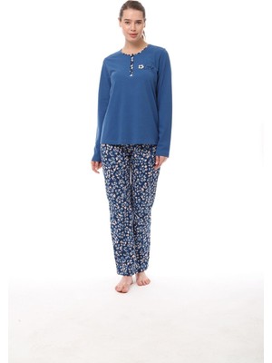 Pijadore 1558 Kadın Uzun Kollu Pijama Takım