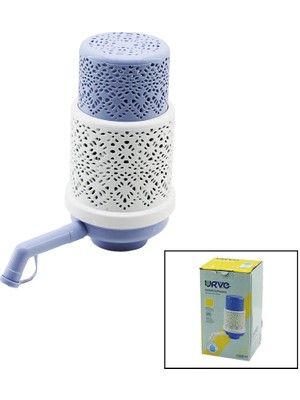 Go İthalat Sepetopia -Dantelli Model   Manuel  Damacana Su Pompası  Kutulu Ambalaj   Damlama Önleyici Kapak (5534)