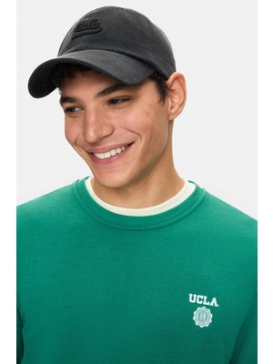 Fortuno Siyah Baseball Cap Nakışlı - Unisex Şapka