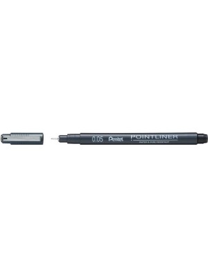 Pentel Pointliner Fiber Uçlu Teknik Çizim Kalemi 0.05mm
