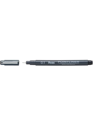 Pentel Pointliner Fiber Uçlu Teknik Çizim Kalemi 0.1mm