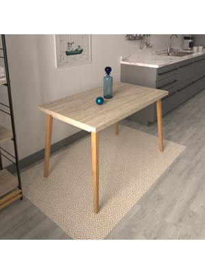 Vilinze Avanos Sabit Mdf Mutfak Masası - 70X120 cm