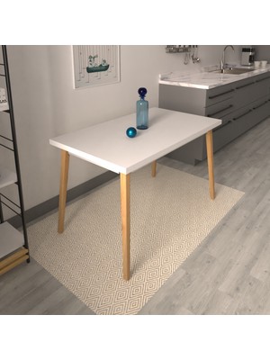 Vilinze Avanos Sabit Mdf Mutfak Masası - 70X120 cm